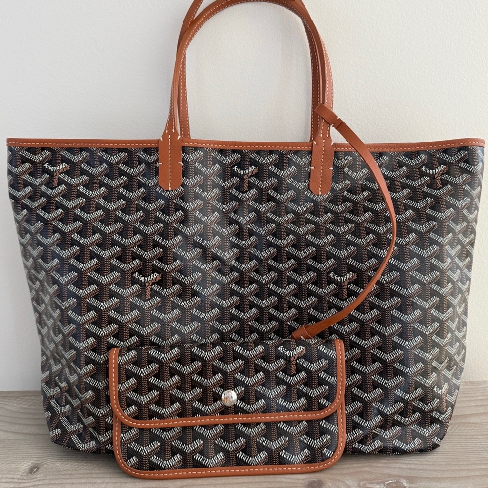 Goyard St. Louis PM Black/Tan